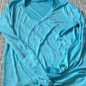 Under Armour Women's Blue Long Sleeve Tee
